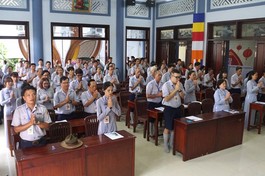 Gần 100 học viên khu vực Nam Bộ và tỉnh Bình Thuận tham dự khai giảng năm học thứ 2 bậc Lực VI