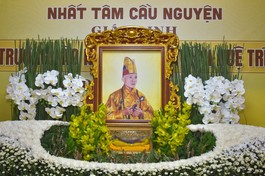 Di ảnh Hòa thượng Thích Huệ Trí - Ảnh: Quảng Đạo/BGN