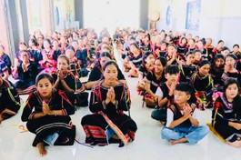 Đạo tràng tu tập tại chùa Phước Quang, H.Sông Hinh