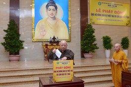 [Ảnh] Phật giáo TP.HCM hướng về đồng bào vùng ảnh hưởng bão lũ ở miền Bắc