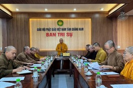Ban Thường trực Ban Trị sự GHPGVN tỉnh họp