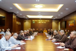 Ban Tổ chức Hội thi giáo lý Phật tử năm 2024 cấp Thành phố đã có buổi họp tại Việt Nam Quốc Tự