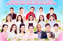  Nhiều nghệ sĩ tham gia biểu diễn trong đêm nghệ thuật "Việt Nam muôn thuở sáng ngời đạo thiêng" tại Việt Nam Quốc Tự