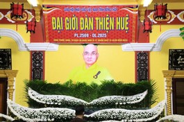 Đại giới đàn mang tôn hiệu Thiện Huệ do Ban Trị sự GHPGVN tỉnh Đồng Tháp tổ chức