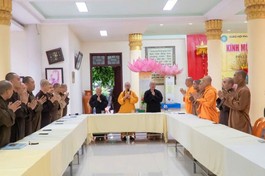 Ban Trị sự GHPGVN tỉnh đã tổ chức sơ kết hoạt động Phật sự 6 tháng đầu năm 2025