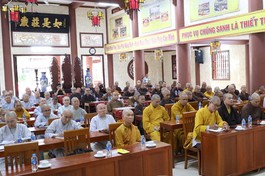 Phật giáo tỉnh sơ kết hoạt động Phật sự 6 tháng đầu năm 2025