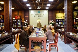 Ban Thường trực Ban Trị sự GHPGVN tỉnh có buổi họp bất thường nhằm triển khai các Phật sự quan trọng