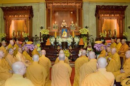Lễ tưởng niệm 28 năm ngày Đại lão Hòa thượng Thích Thiện Hào viên tịch, tại Việt Nam Quốc Tự
