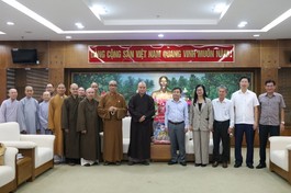 Đoàn Ban Trị sự GHPGVN tỉnh thăm lãnh đạo Tỉnh ủy tỉnh Đồng Tháp