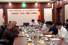 Ban Tổ chức tọa đàm khoa học họp rà soát công tác chuẩn bị