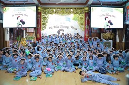 300 em tu sinh tham gia Khóa tu Gieo hạt từ tâm tại Quan Âm tu viện