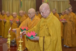 Chư tôn đức trong Pháp hội Vu lan - Báo hiếu Phật lịch 2568 (năm 2024)