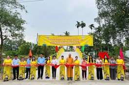 Cắt băng khánh thành cầu Tường Nguyên 553 tại TP.Cần Thơ