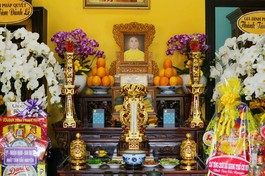 Di ảnh Thượng tọa Thích Quảng Tánh tại chùa Phước Viên