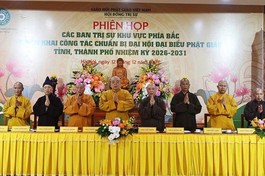 Ban Thường trực Hội đồng Trị sự tổ chức phiên họp cùng các Ban Trị sự khu vực phía Bắc