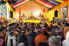 Bắc Ninh: Khánh thành chùa Phúc Thịnh sau 10 năm tái thiết 