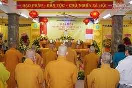 Phiên trù bị Đại hội đại biểu Phật giáo quận 8 nhiệm kỳ 2021-2026