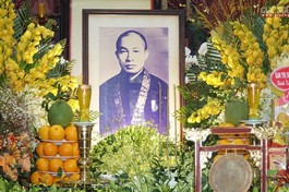 Chân dung cố Hòa thượng Thích Tâm Giác, khai sơn chùa Vĩnh Nghiêm