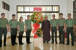 Đoàn Công an TP.HCM chúc mừng ngày báo chí đến Báo Giác Ngộ