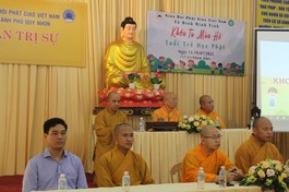 Khai mạc khóa sinh hoạt hè tại tổ đình Minh Tịnh