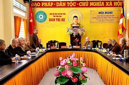 Ban Nghi lễ Phật giáo tỉnh họp triển khai công tác nghi lễ trong Đại giới đàn Đắc Pháp