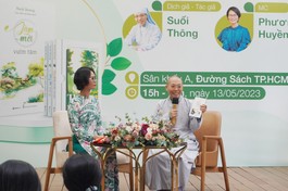 Sư cô Suối Thông giao lưu ra mắt sách "Làm mới vườn tâm"