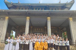 Phân ban Gia đình Phật tử tỉnh Sóc Trăng tổ chức khai khóa học huynh trưởng tại chùa Vĩnh Hưng