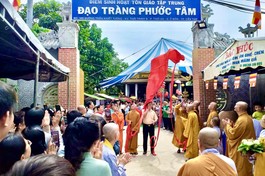 Ra mắt điểm sinh hoạt tôn giáo tập trung đạo tràng Phước Tâm, tại P.Thới An, Q.Ô Môn