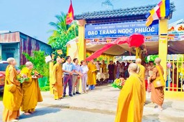 Ra mắt điểm sinh hoạt tôn giáo tập trung đạo tràng Ngọc Phước tại khu vực Bình Thuận, P.Trường Lạc