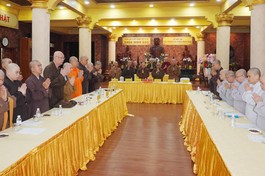 Ban Trị sự GHPGVN Q.3 họp triển khai công tác Phật sự 6 tháng đầu năm 2024