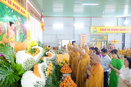 Ban Trị sự GHPGVN H.Củ Chi trang nghiêm tổ chức Đại lễ Phật đản Phật lịch 2568