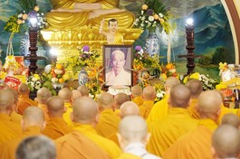 Lễ tưởng niệm húy nhật Hòa thượng Thích Duy Lực tại chùa Phật Đà (Q.3, TP.HCM)
