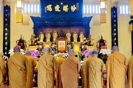 Tưởng niệm Hòa thượng Thích Minh Thành tại chùa Ấn Quang