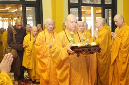 Cung thỉnh chư tôn giáo phẩm quang lâm chứng minh Lễ tác pháp an cư tại tổ đình Vĩnh Nghiêm