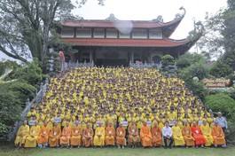 Lưu niệm tại lễ khai mạc khóa tu