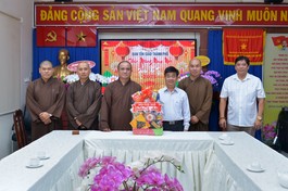 Báo Giác Ngộ thăm, chúc Tết lãnh đạo Ban Tôn giáo TP.HCM - Ảnh: Bảo Toàn/BGN