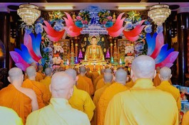 Lễ Tự tứ tại trường hạ chùa Đại Giác (P.Phú Nhuận, TP.HCM)