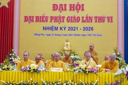 Chư tôn đức Chứng minh, Chủ tọa đoàn Đại hội Phật giáo huyện Đồng Phú