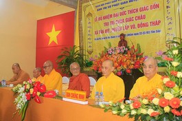 Chư tôn đức Ban Chứng minh buổi lễ