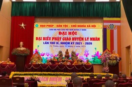 Chư tôn đức Chứng minh, Chủ tọa đoàn Đại hội đại biểu Phật giáo huyện Lý Nhân