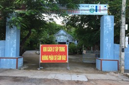 Khu cách ly tập trung chùa An Thái được bố trí bước đầu với quy mô khoảng 80 giường bệnh