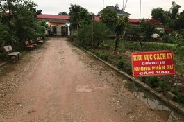 Khu cách ly chùa Quần Hậu đi vào hoạt động từ ngày 13-10