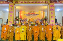 Tân Ban Trị sự Phật giáo huyện Ia Grai nhiệm kỳ 2021-2026 ra mắt và phát biểu nhận nhiệm vụ tại hội nghị