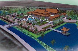 Phối cảnh tổng thể chùa Hưng Khánh