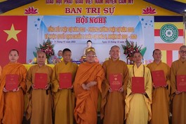 Đồng Nai: Phật giáo huyện Cẩm Mỹ tổng kết Phật sự năm 2021
