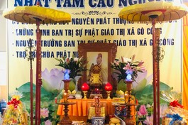 Tiền Giang: Lễ Tiểu tường cố Hòa thượng Thích Thiện Hòa