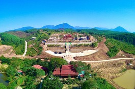 Tổng thể công trình xây dựng chùa Sâu