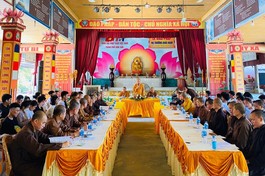 Phiên họp triển khai chương trình khóa tu "Phật giáo với tuổi trẻ" lần thứ XII tại chùa Khải Nam
