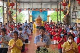 Nghệ An: Gần 400 bạn trẻ tham dự khóa tu tại chùa Long Hoa và Viên Quang