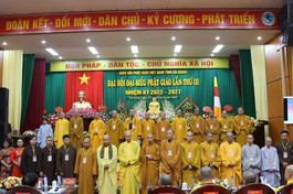 Tân Ban Trị sự GHPGVN tỉnh Hà Giang, nhiệm kỳ 2022-2027 ra mắt đại hội